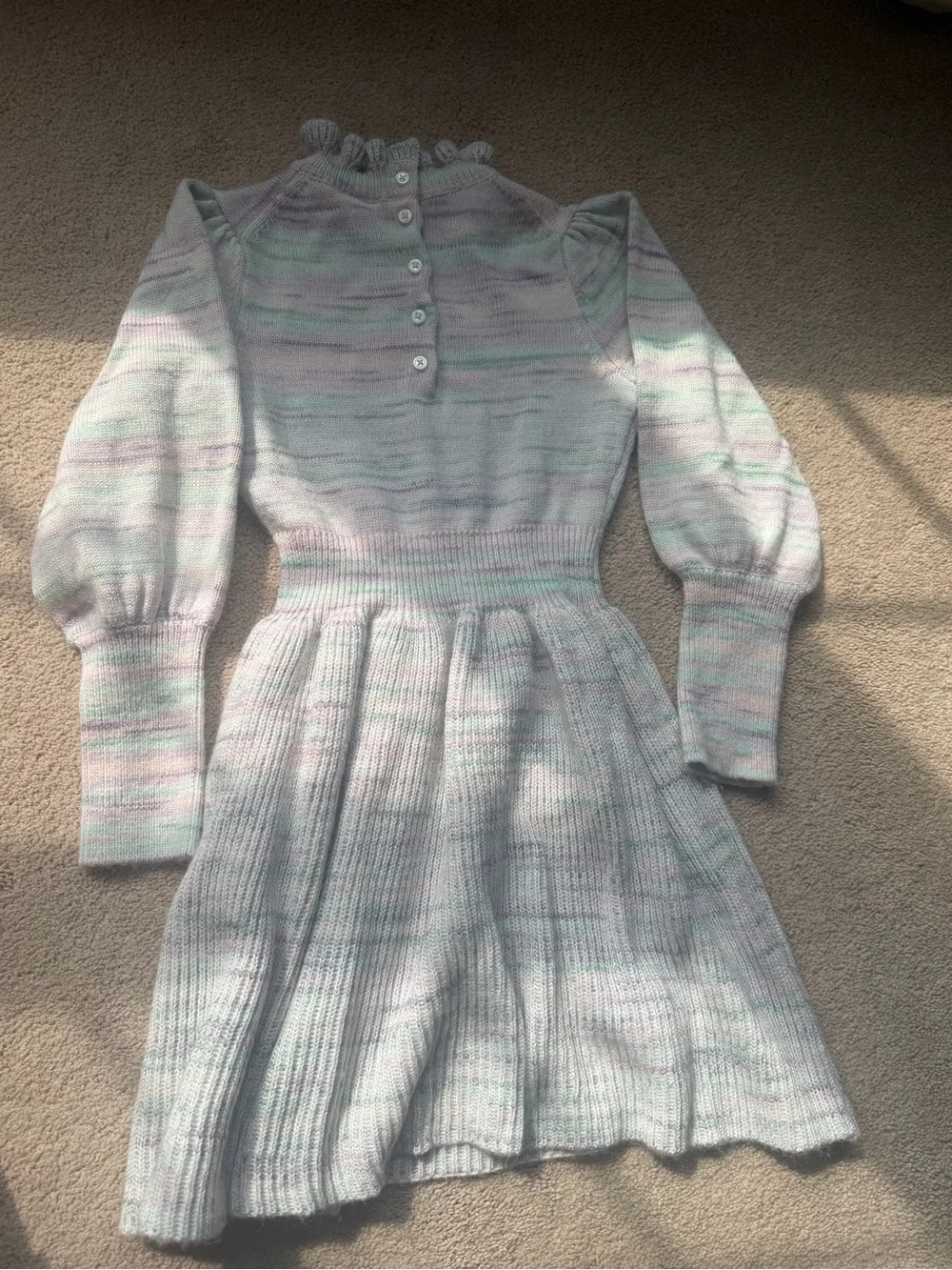 Janie & Jack Girls Sweater Knit Dress